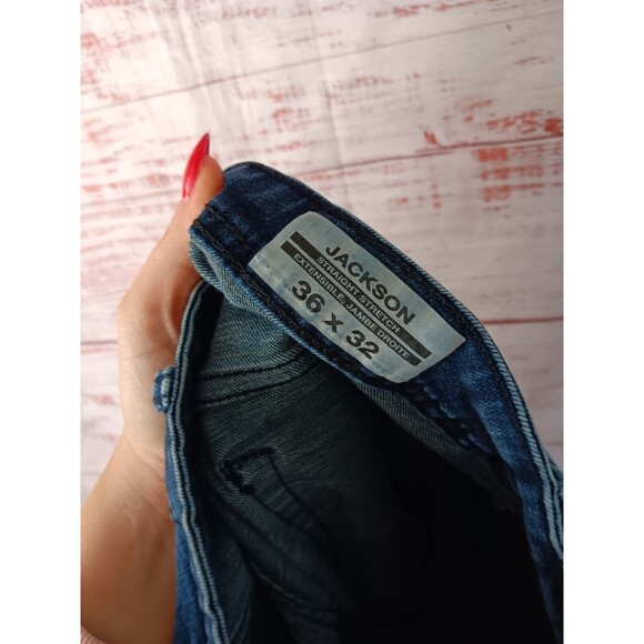 Buffalo David Jackson Jeans Men’s Stretch Size 36 x 32 Denim Straight - Picture 7 of 7